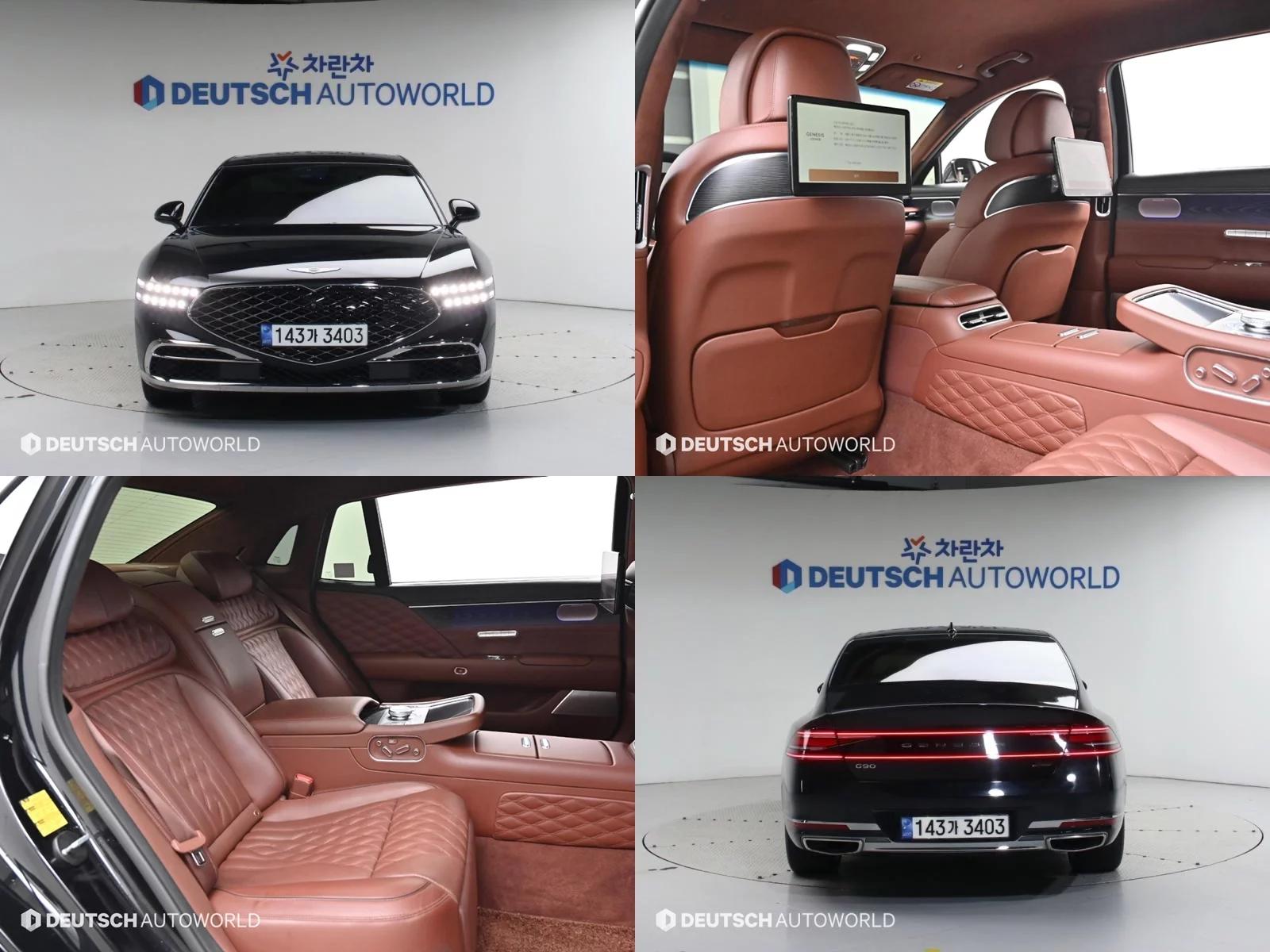 Genesis G90 Gasoline 3.5 Turbo e-S/C AWD LWB, 2022 г. 93197 км.